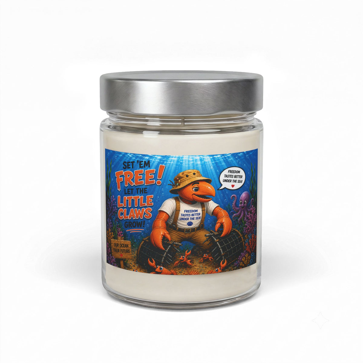#007 Hope for Claws– SeaHenry Soy Wax Candle