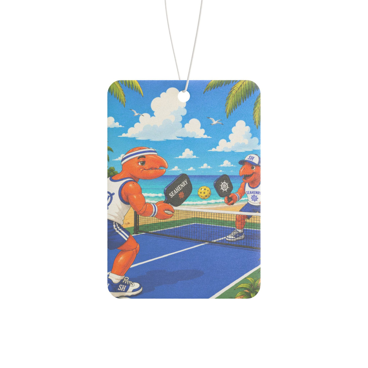 #017 Pickleball Henry - SeaHenry Car Air Freshener