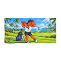 #023 Golfing Henry – Beach Towel