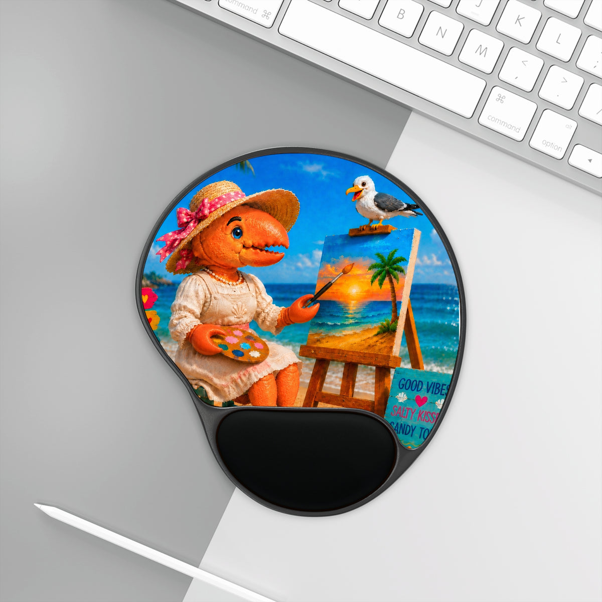 #016 Harriet – SeaHenry Cushioned Wrist Rest Mouse Pad