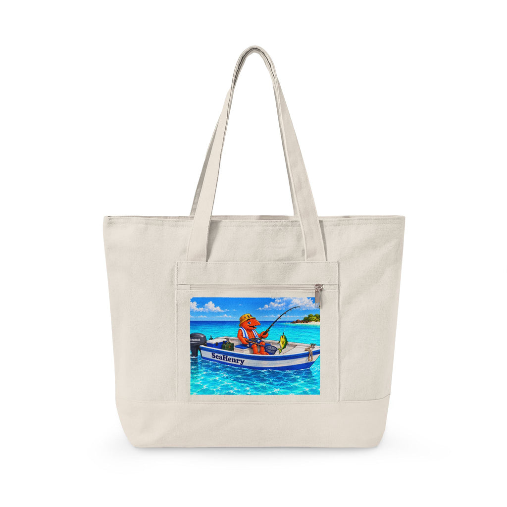 #004 Fisherman Henry -  Florida Tote Bag