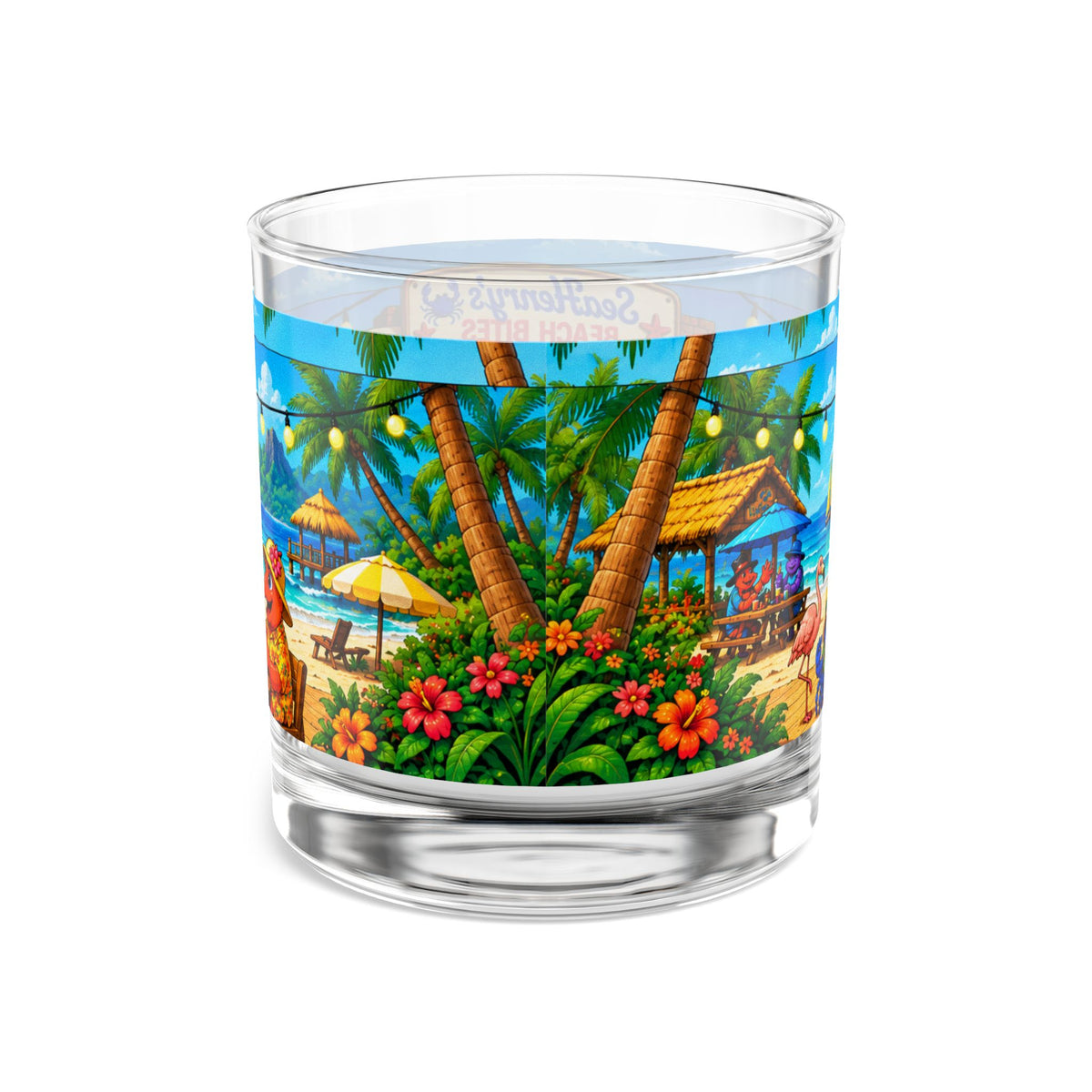 018 SeHenry's Beach Bites  SeaHenry 10 oz Rocks Glass
