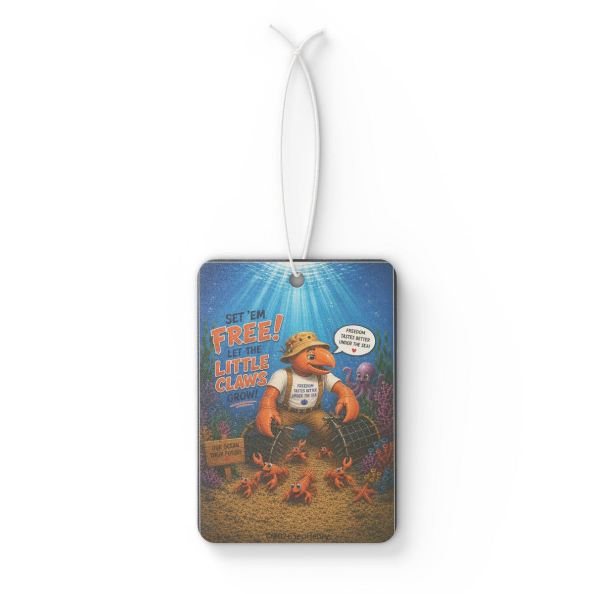 #007 Hope for Claws – SeaHenry Car Air Freshener
