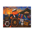 #003 Captain Henry – Keepin’ It Reel Coastal Canvas Wall Art