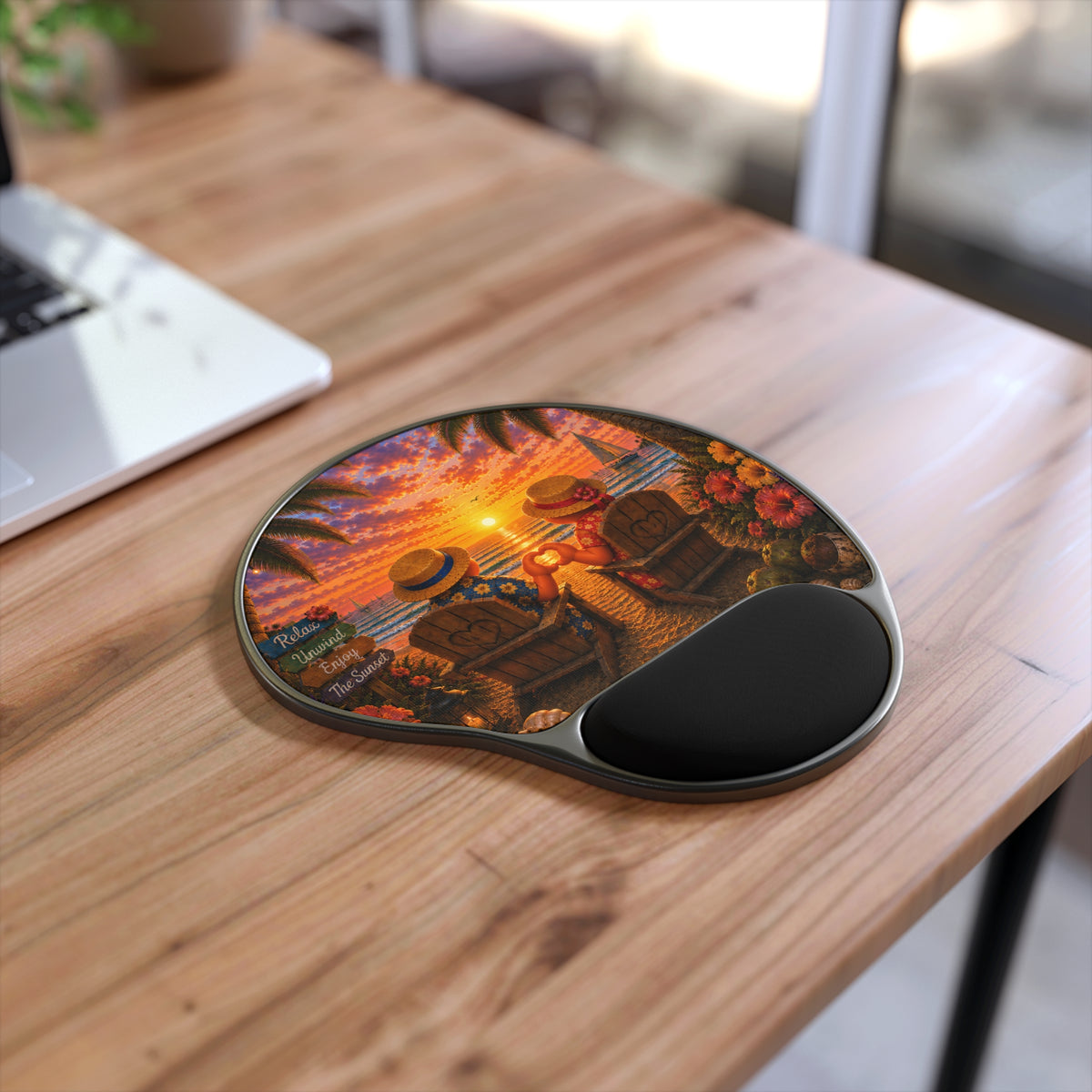 #020 Together Forever – SeaHenry Cushioned Wrist Rest Mouse Pad