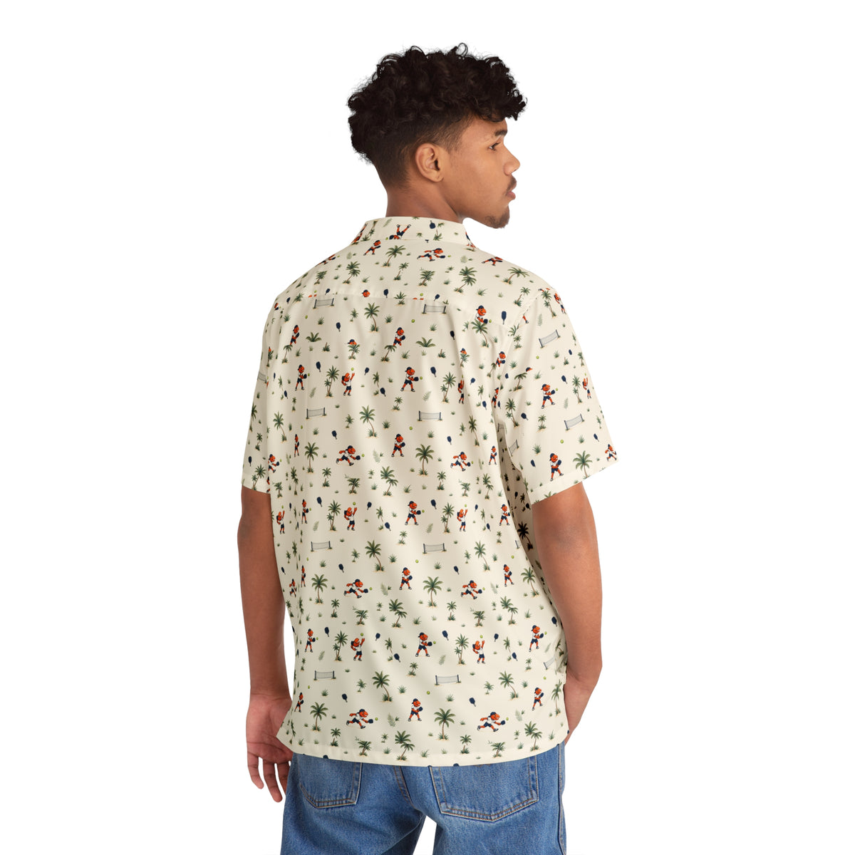 #017 Pickleball Henry – SeaHenry Men’s Hawaiian Shirt