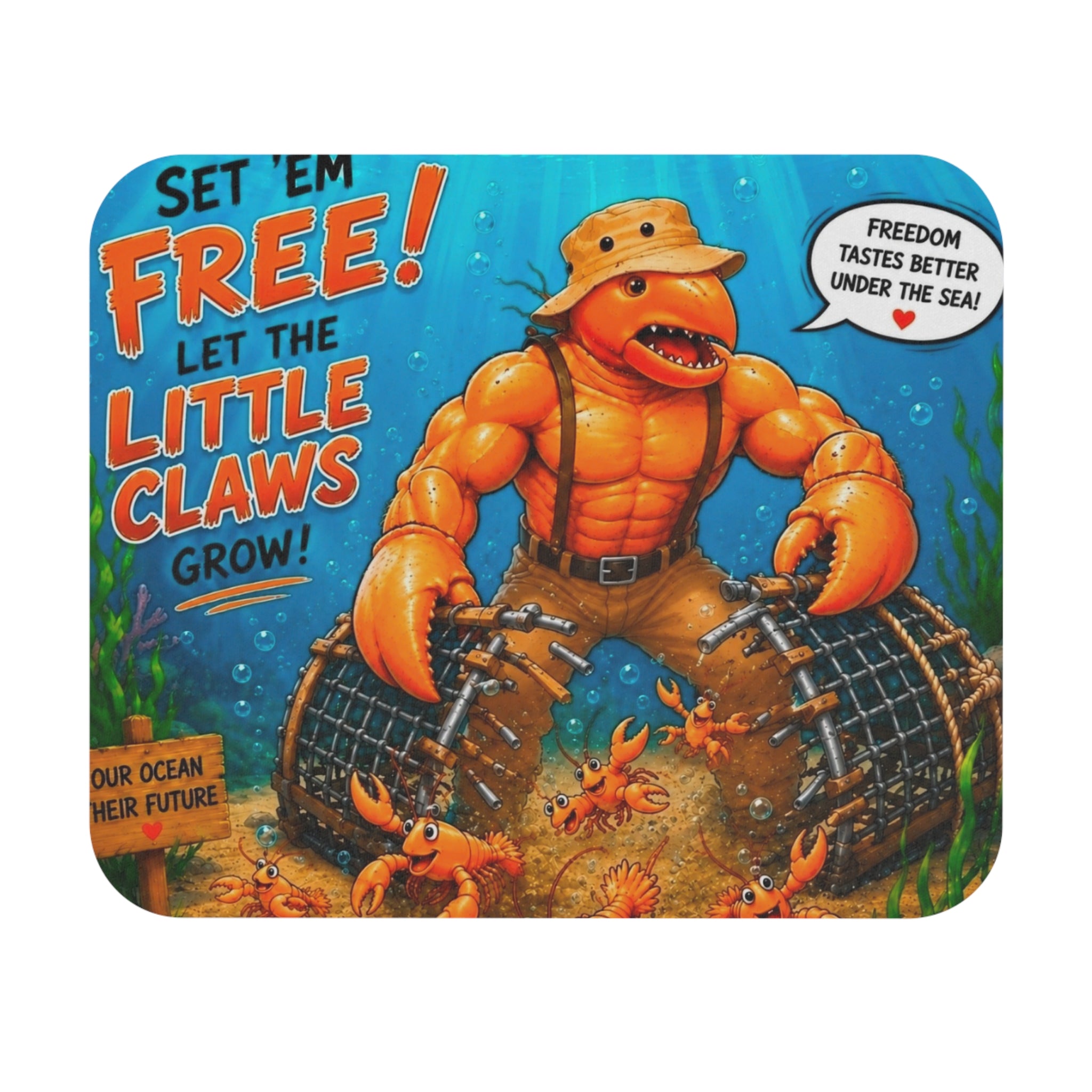 #007 Claws of Hope Mouse Pad