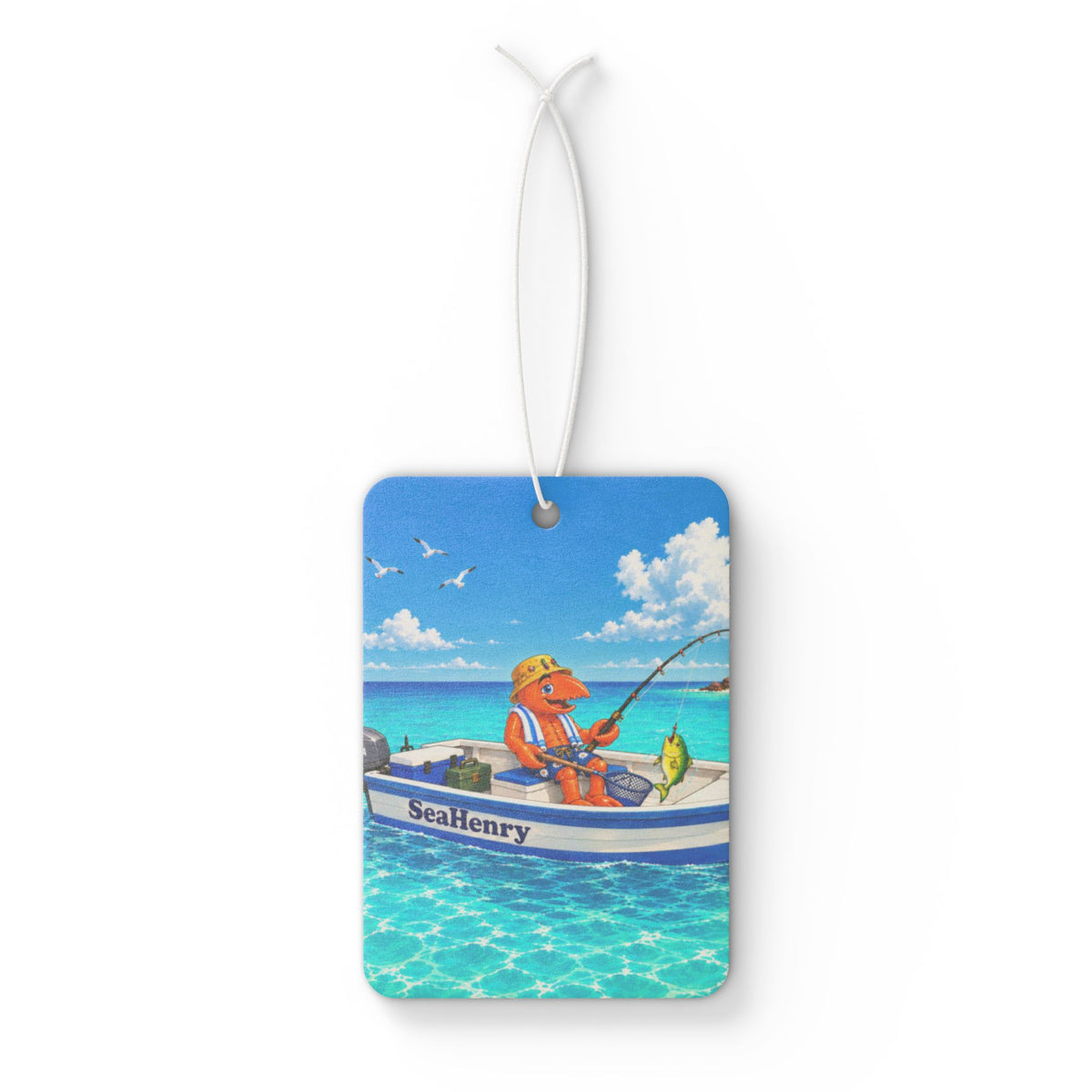 #004 Fisherman Henry - SeaHenry Air Freshener