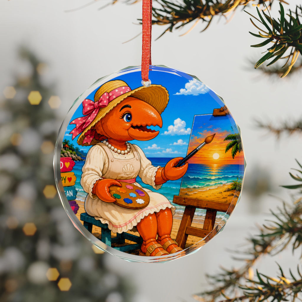 #016 Harriet – SeaHenry Glass Ornament