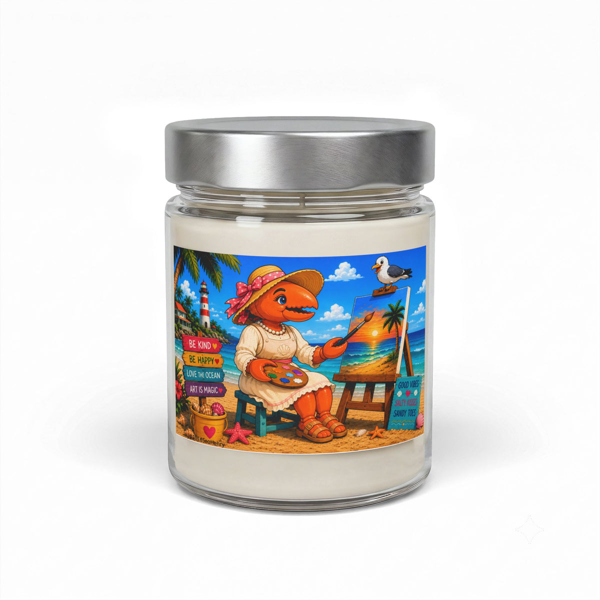 #016 Harriet the Artist – SeaHenry Soy Wax Candle