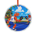 #017 Pickleball – SeaHenry Glass Ornament