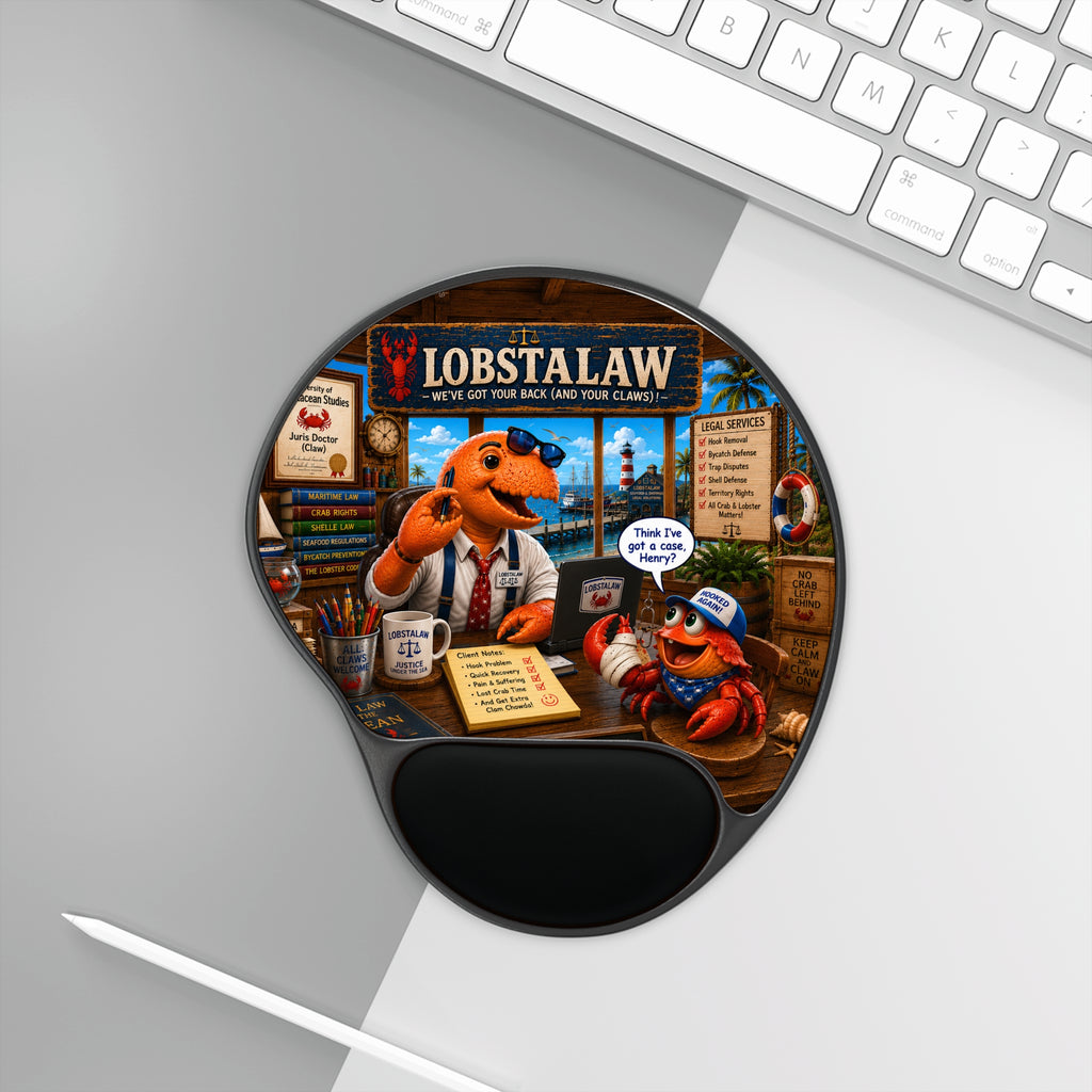 #009 LobstaLaw Wrist Mouse Pad