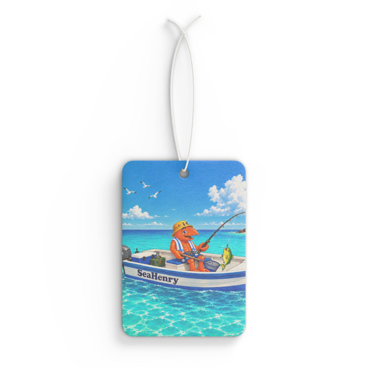 #004 Fisherman Henry - SeaHenry Air Freshener