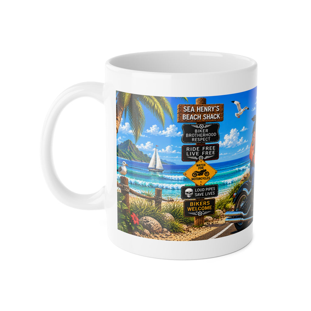 #008 Biker Henry – SeaHenry Coffee Mug