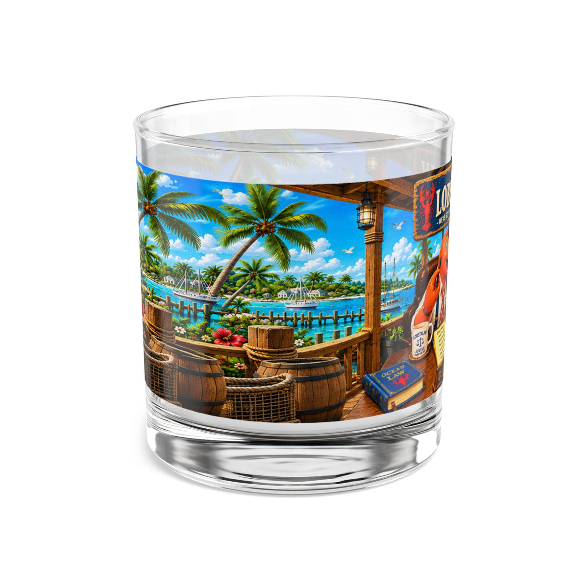 #009 LobstaLaw – SeaHenry 10 oz Rocks Glass