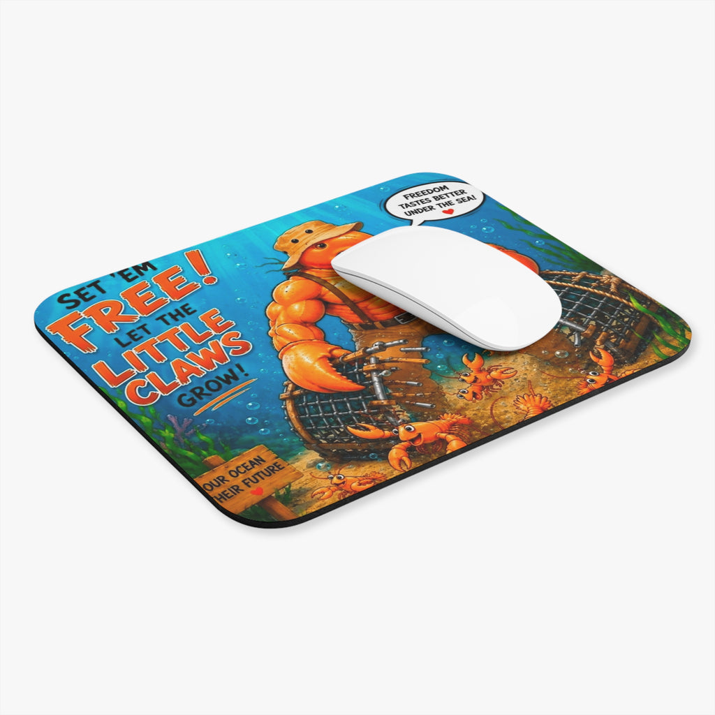 #007 Claws of Hope Mouse Pad