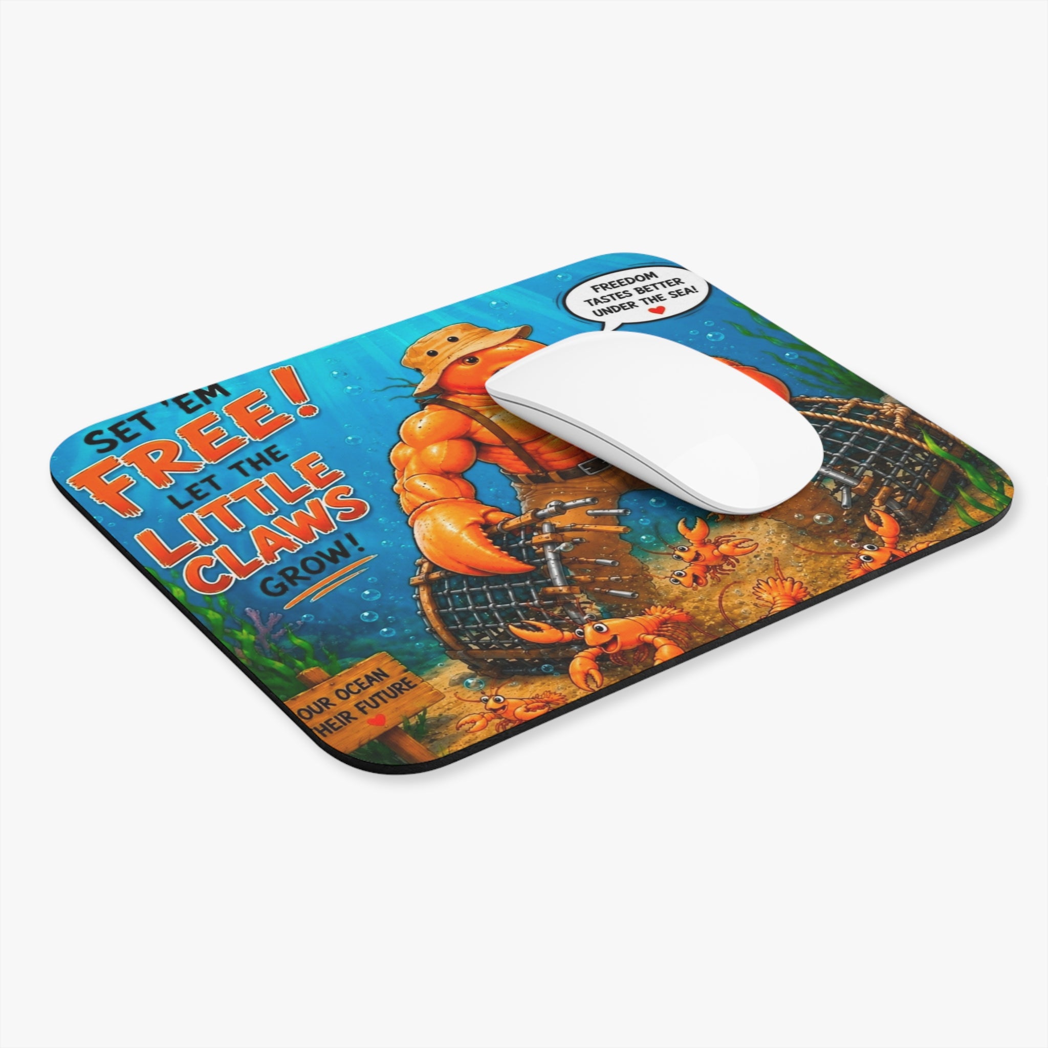 #007 Claws of Hope Mouse Pad