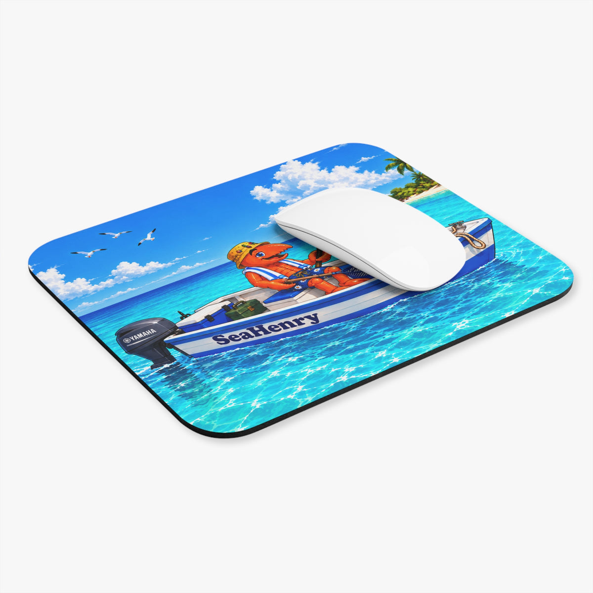 #004 Fisherman Henry - SeaHenry Mouse Pad