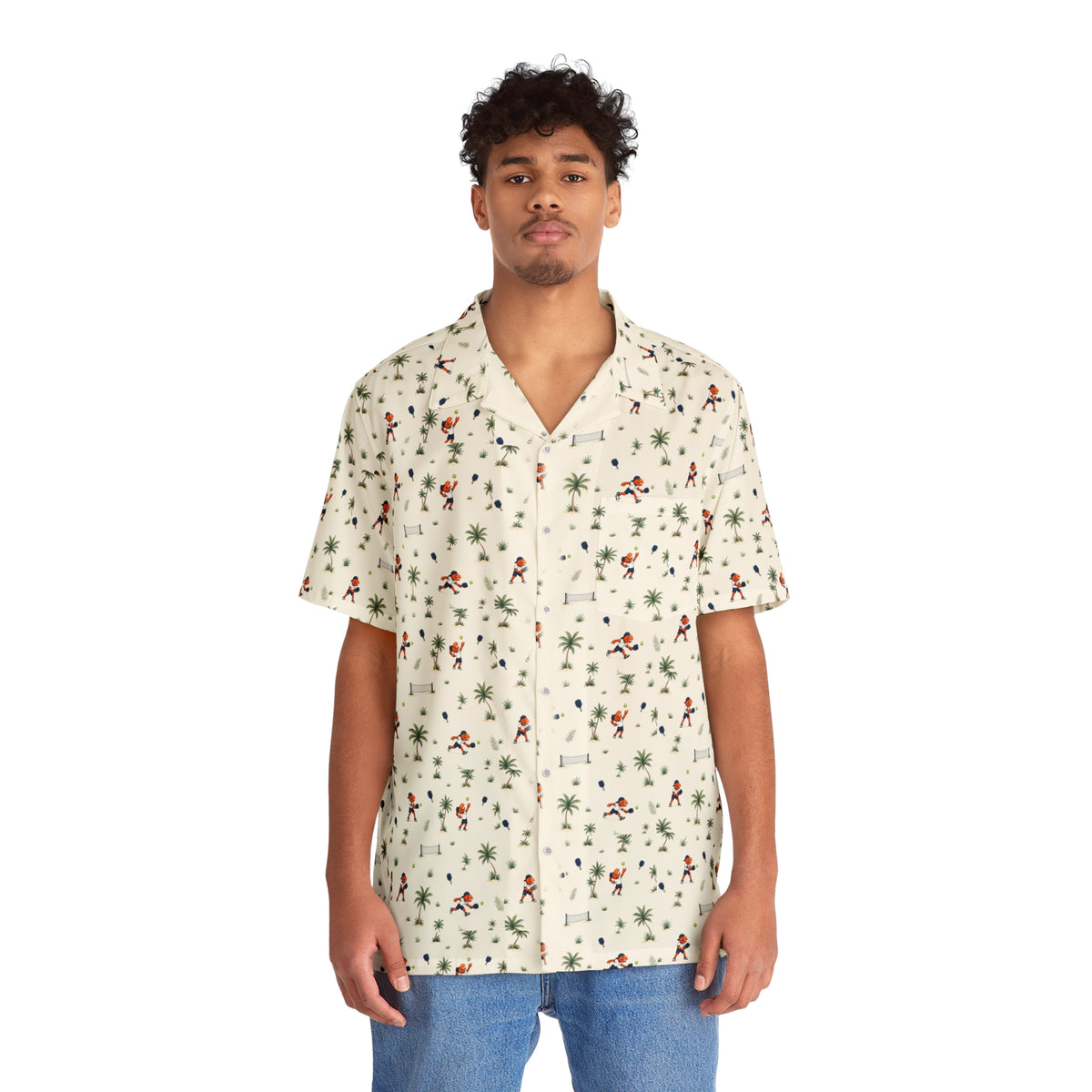 #017 Pickleball Henry – SeaHenry Men’s Hawaiian Shirt