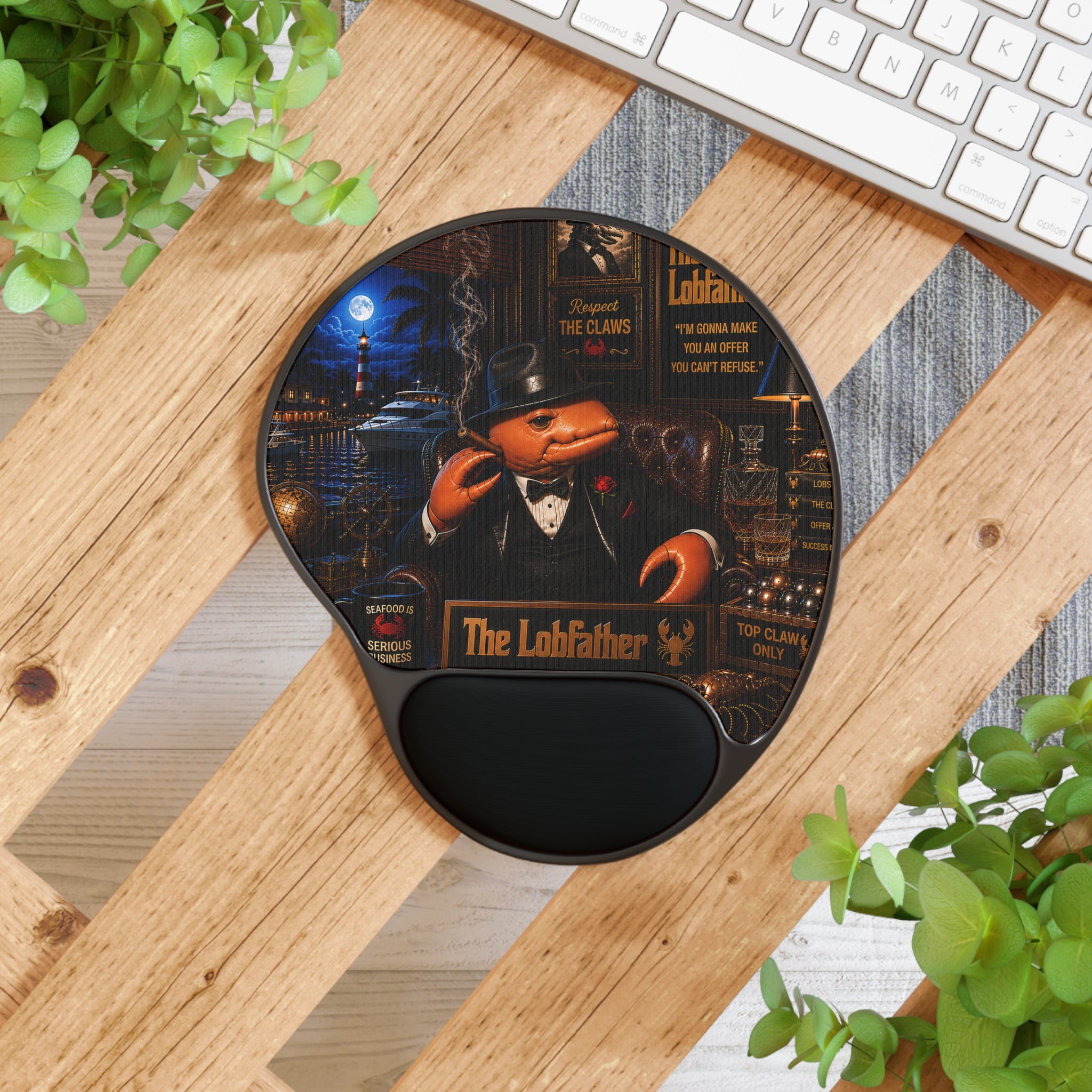 #014 The LobFather Wrist Mouse Pad