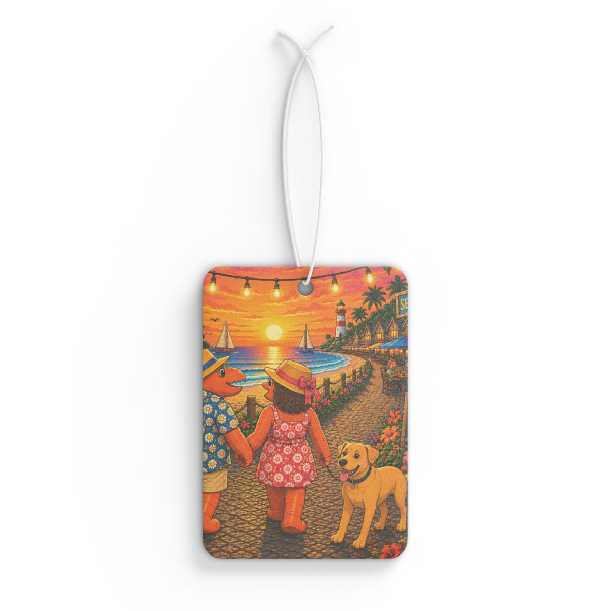Copy of #019 Dog Walking - SeaHenry Air Freshener