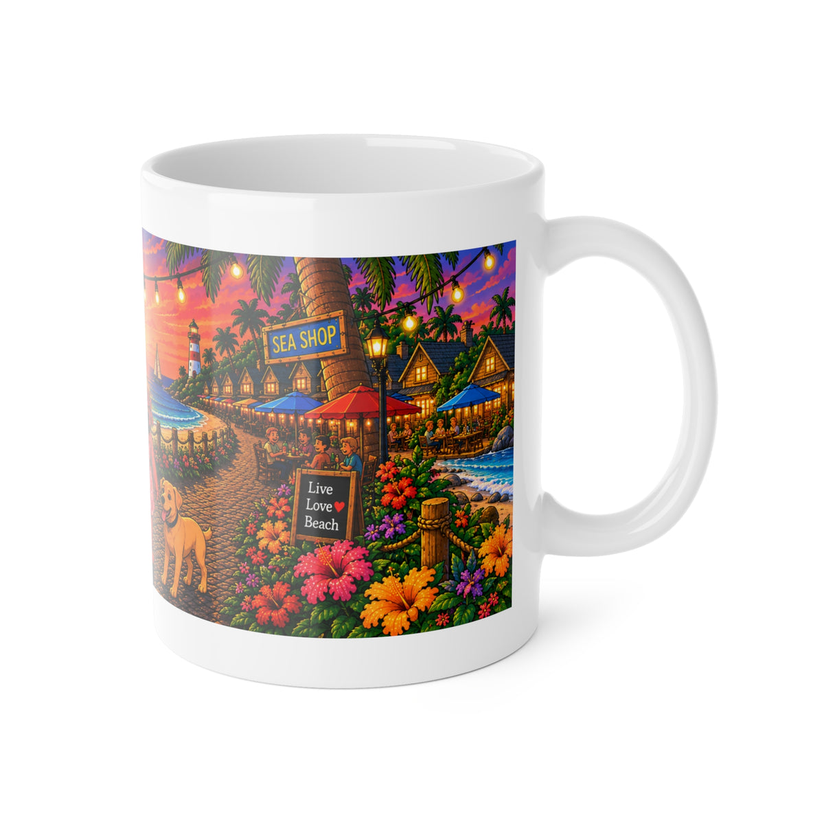 #019 Dog Walking – SeaHenry Coffee Mug