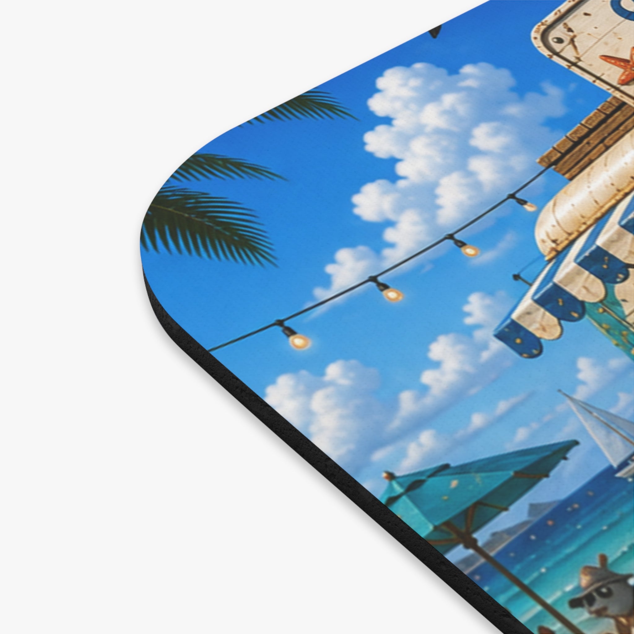 Copy of Copy of Copy of Copy of Copy of Copy of Copy of Copy of Copy of Copy of SeaHenry Retro Beach Mouse Pad – Tropical Hammock Desk Mat