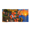 #021 Gone Fishing – Beach Towel
