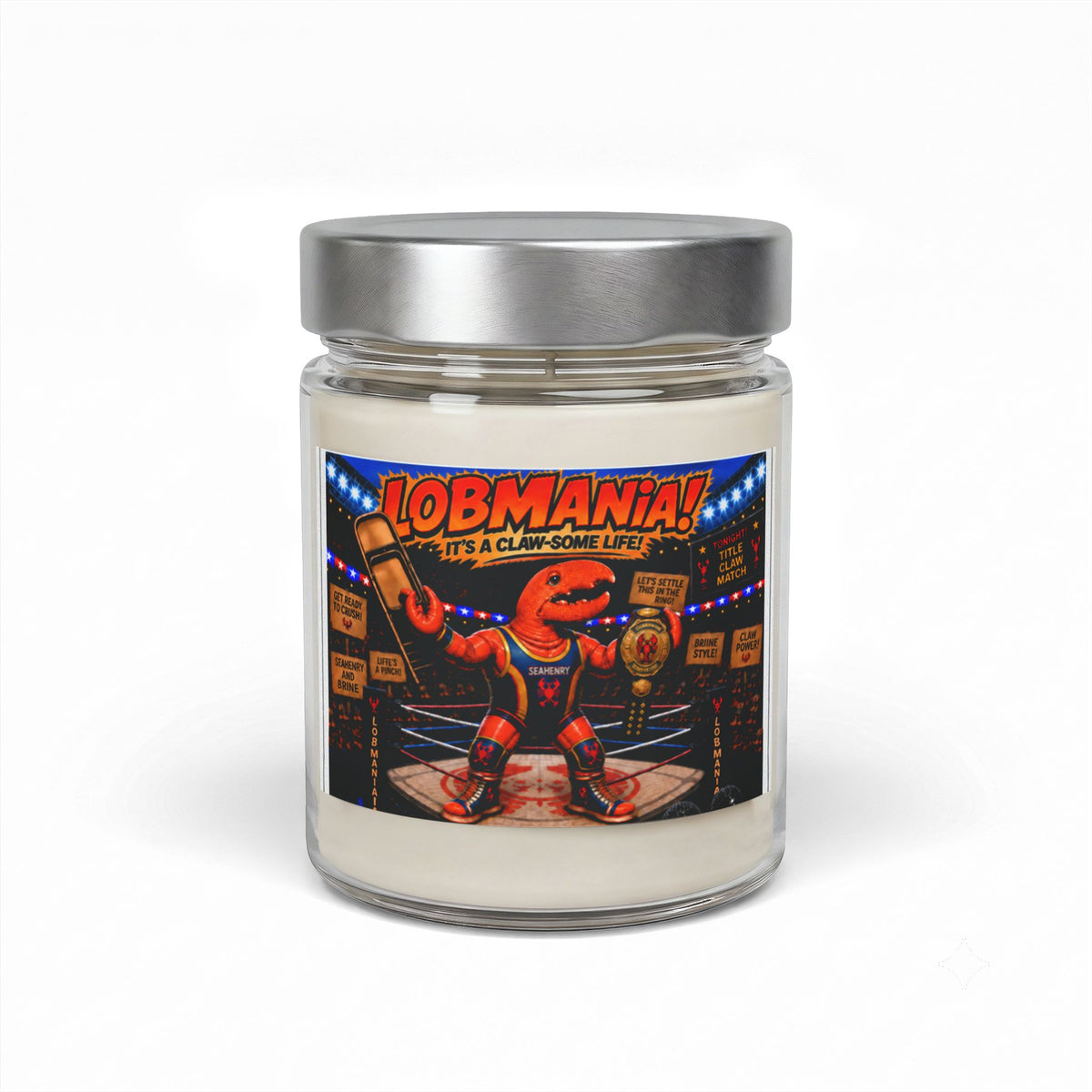 007 Lobmania  SeaHenry Soy Wax Candle