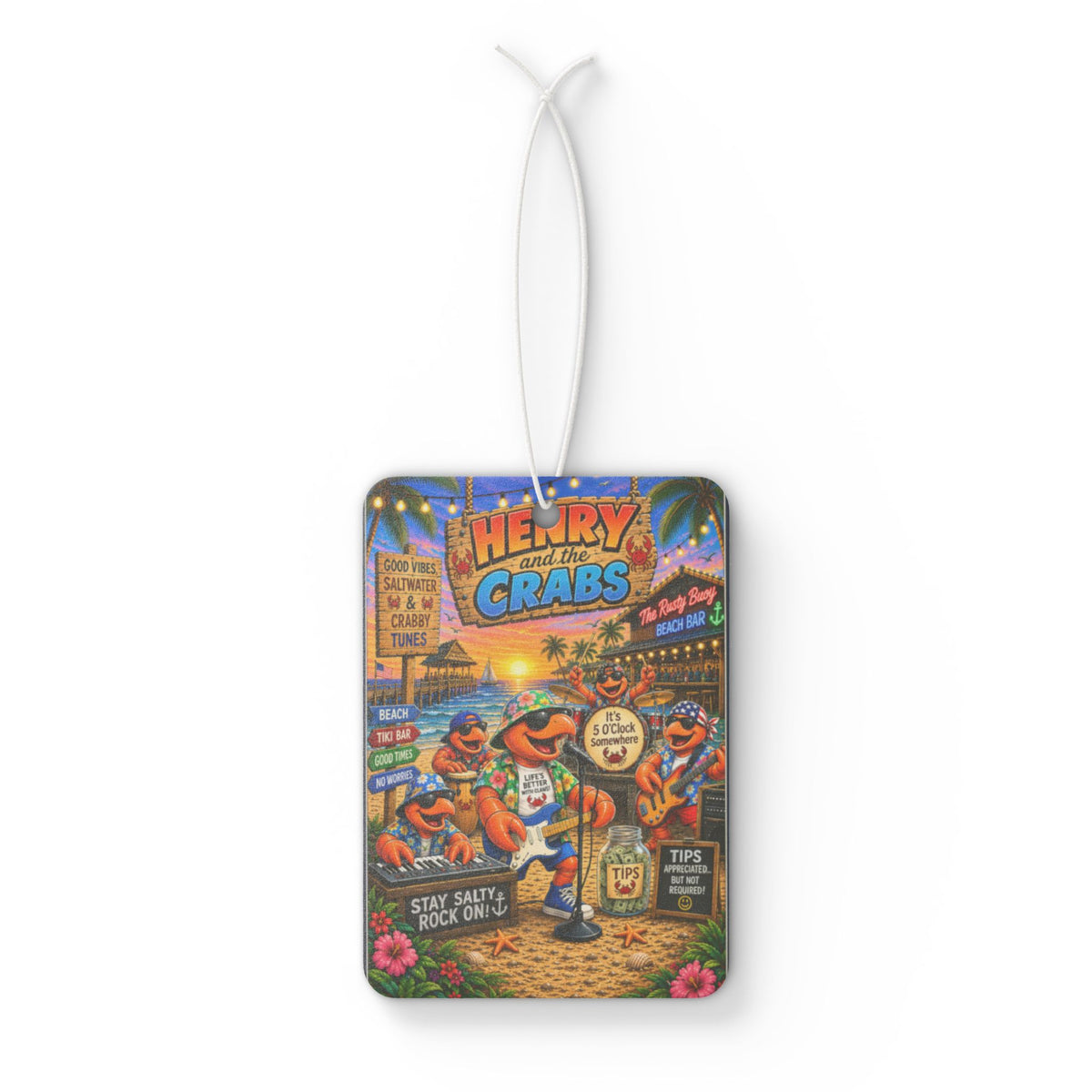 #011 Henry and the Crabs – SeaHenry Car Air Freshener