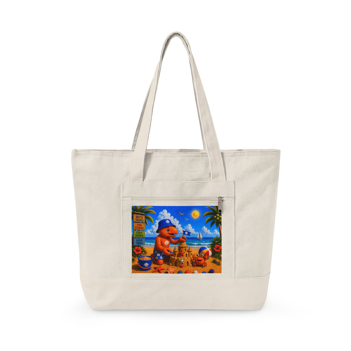 #005 Beach Buddy Boy - Florida Tote Bag