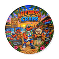 #011 Henry and the Crabs - Round Cutting Board