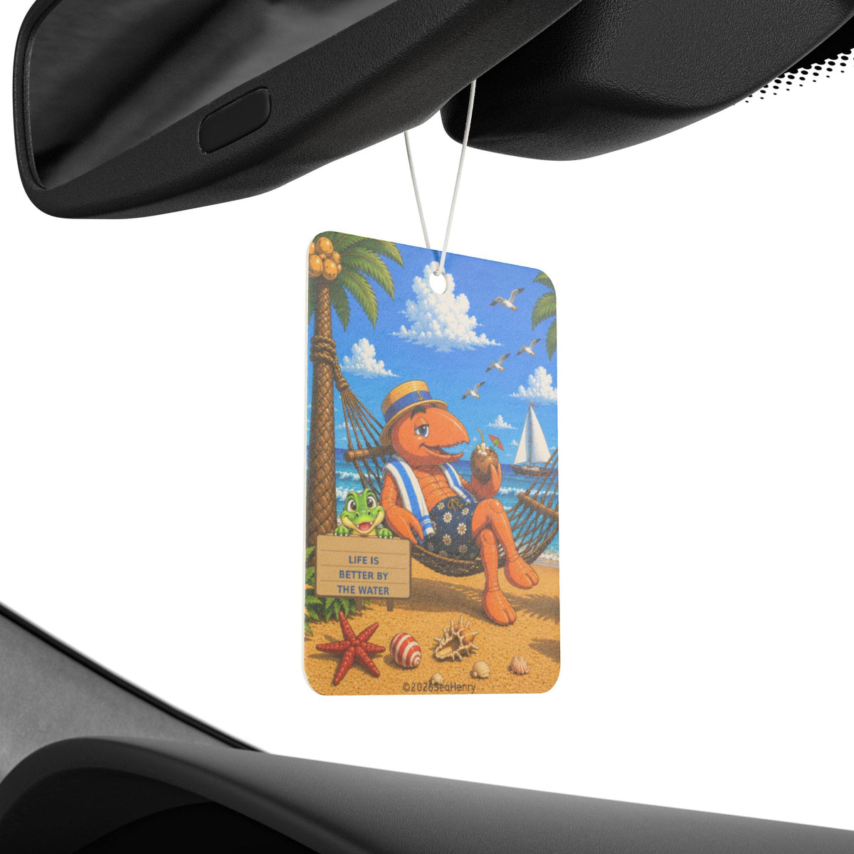 #002 Hammock Henry – SeaHenry Car Air Freshener
