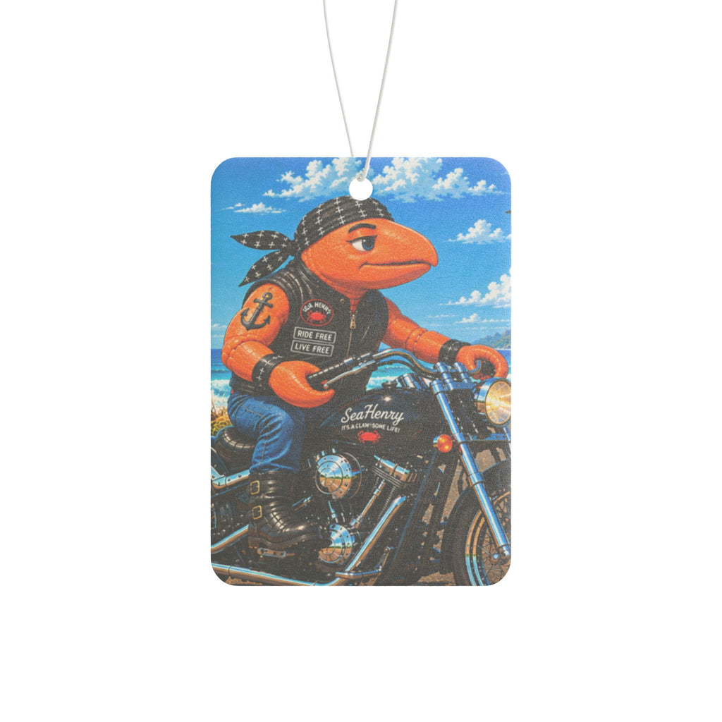 #008 Biker Henry – SeaHenry Car Air Freshener