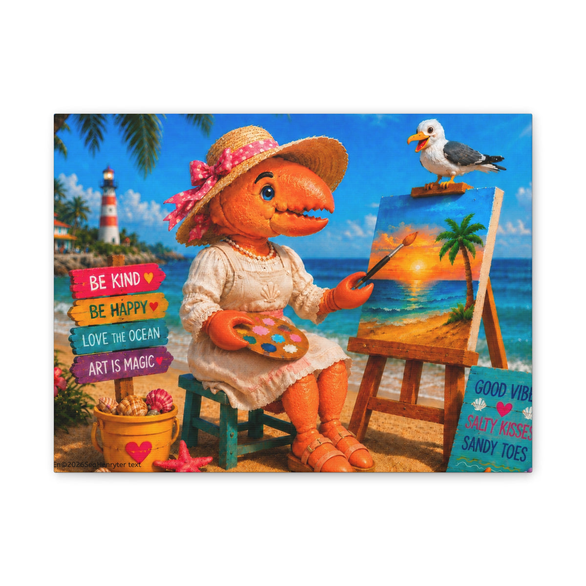 #016 Harriet – SeaHenry Coastal Canvas Wall Art
