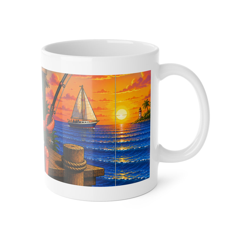 #021 Gone Fishing – SeaHenry Coffee Mug